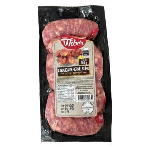 Linguiça de pernil suíno com queijo