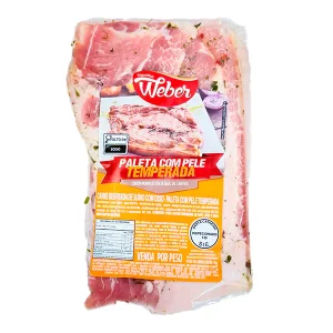 Paleta com pele temperada