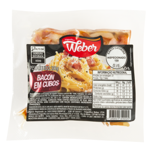 Bacon em cubos 206g