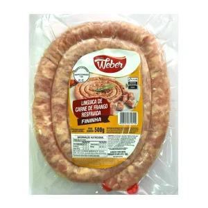 Linguiça Fininha a Vacuo de Frango 500g